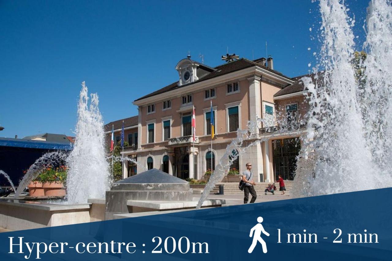 Homey Cycy - New / Free Parking / Hyper-Centre / Proche Geneve Annemasse Exterior photo